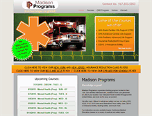 Tablet Screenshot of madisonprograms.com